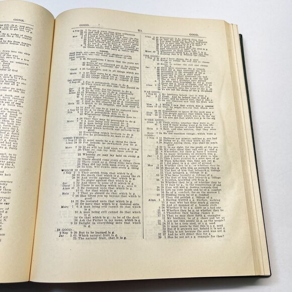 A Complete Concordance of the Book of Mormon Elder George Reynolds 1900 1st Ed - Picture 11 of 16